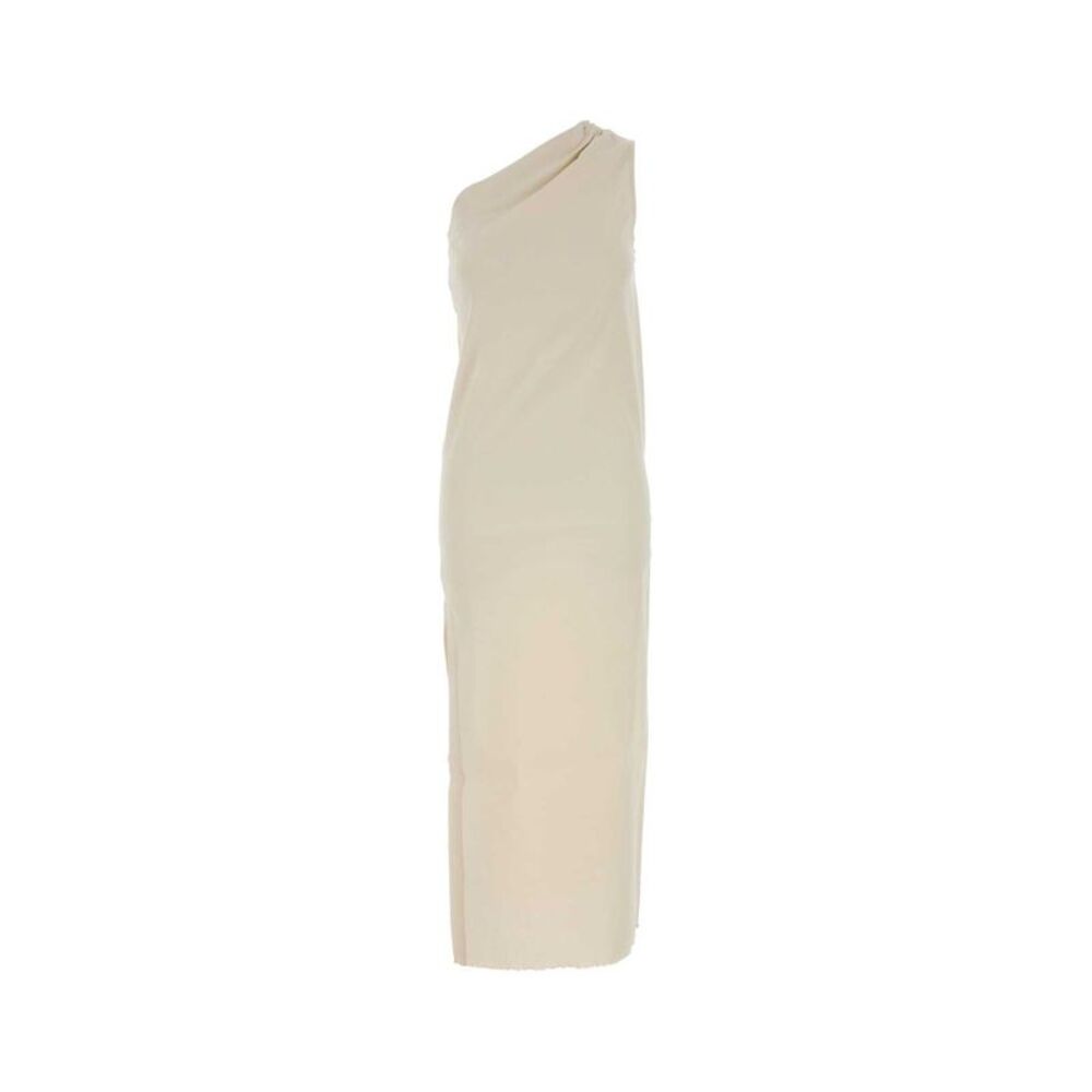 Uma Wang Women Ivory Stretch Canvas Apses Dress